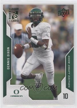 2008 Upper Deck Draft Edition - [Base] - Green Exclusives #24 - Dennis Dixon [EX to NM]