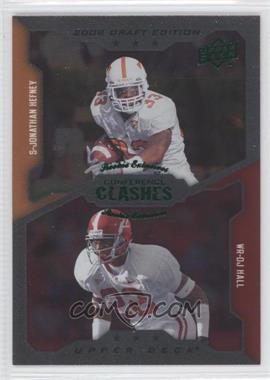 2008 Upper Deck Draft Edition - [Base] - Green Exclusives #245 - Conference Clashes - Jonathan Hefney, DJ Hall