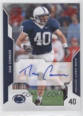2008 Upper Deck Draft Edition - [Base] - Red Exclusives Autographs #21 - Dan Connor /125