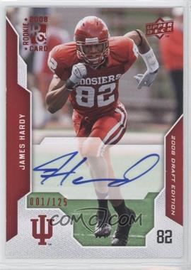 2008 Upper Deck Draft Edition - [Base] - Red Exclusives Autographs #47 - James Hardy /125