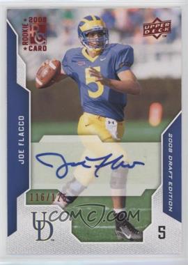 2008 Upper Deck Draft Edition - [Base] - Red Exclusives Autographs #50 - Joe Flacco /125