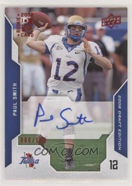 2008 Upper Deck Draft Edition - [Base] - Red Exclusives Autographs #83 - Paul Smith /125