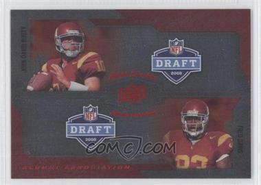 2008 Upper Deck Draft Edition - [Base] - Red Exclusives #207 - Alumni Association - John David Booty, Fred Davis