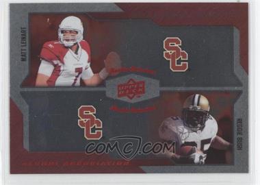 2008 Upper Deck Draft Edition - [Base] - Red Exclusives #210 - Alumni Association - Matt Leinart, Reggie Bush