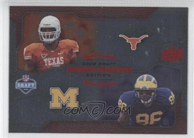 2008 Upper Deck Draft Edition - [Base] - Red Exclusives #217 - Pigskin Pairings - Limas Sweed, Mario Manningham