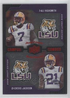 2008 Upper Deck Draft Edition - [Base] - Red Exclusives #231 - Campus Combos - Ali Highsmith, Chevis Jackson