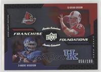 Franchise Foundations - Andre Woodson, Brian Brohm #/100