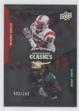 2008 Upper Deck Draft Edition - [Base] - Silver Exclusives #243 - Conference Clashes - Harry Douglas, Mike Jenkins /100