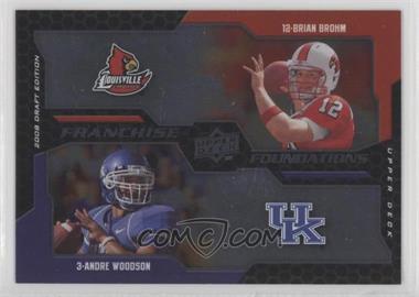 2008 Upper Deck Draft Edition - [Base] #223 - Brian Brohm, Andre' Woodson [EX to NM]