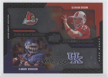 2008 Upper Deck Draft Edition - [Base] #223 - Franchise Foundations - Andre Woodson, Brian Brohm