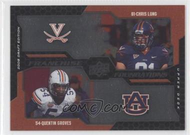 2008 Upper Deck Draft Edition - [Base] #224 - Franchise Foundations - Quentin Groves, Chris Long