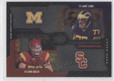 2008 Upper Deck Draft Edition - [Base] #228 - Franchise Foundations - Sam Baker, Jake Long