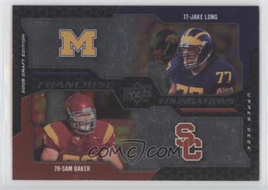 2008 Upper Deck Draft Edition - [Base] #228 - Franchise Foundations - Sam Baker, Jake Long