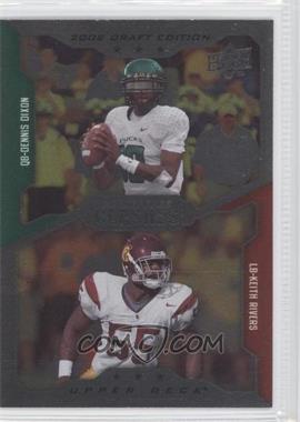 2008 Upper Deck Draft Edition - [Base] #242 - Conference Clashes - Dennis Dixon, Keith Rivers