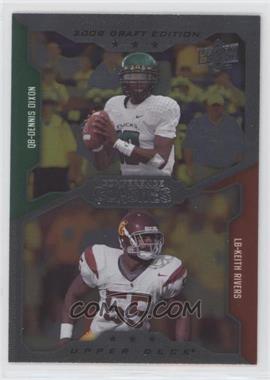 2008 Upper Deck Draft Edition - [Base] #242 - Conference Clashes - Dennis Dixon, Keith Rivers