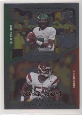 2008 Upper Deck Draft Edition - [Base] #242 - Conference Clashes - Dennis Dixon, Keith Rivers