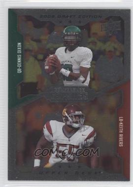 2008 Upper Deck Draft Edition - [Base] #242 - Conference Clashes - Dennis Dixon, Keith Rivers