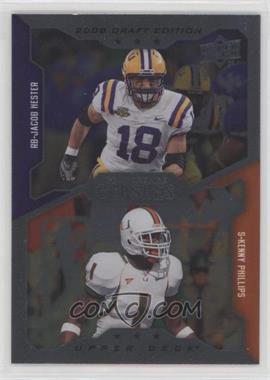 2008 Upper Deck Draft Edition - [Base] #244 - Conference Clashes - Jacob Hester, Kenny Phillips