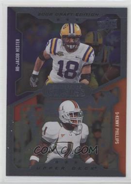 2008 Upper Deck Draft Edition - [Base] #244 - Conference Clashes - Jacob Hester, Kenny Phillips