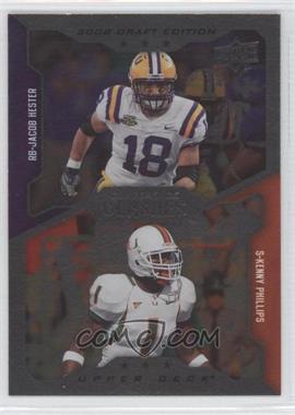 2008 Upper Deck Draft Edition - [Base] #244 - Conference Clashes - Jacob Hester, Kenny Phillips