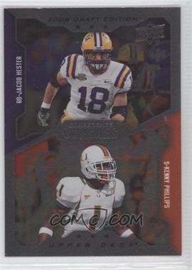 2008 Upper Deck Draft Edition - [Base] #244 - Conference Clashes - Jacob Hester, Kenny Phillips