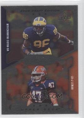 2008 Upper Deck Draft Edition - [Base] #247 - Conference Clashes - Mario Manningham, J Leman