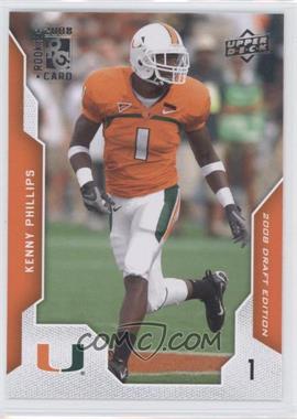 2008 Upper Deck Draft Edition - [Base] #60 - Kenny Phillips