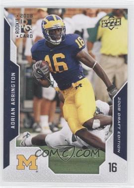 2008 Upper Deck Draft Edition - [Base] #65 - Adrian Arrington