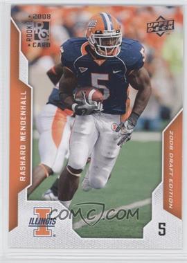 2008 Upper Deck Draft Edition - [Base] #84 - Rashard Mendenhall