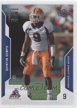 2008 Upper Deck Draft Edition - [Base] #89 - Quintin Demps