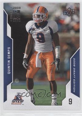 2008 Upper Deck Draft Edition - [Base] #89 - Quintin Demps