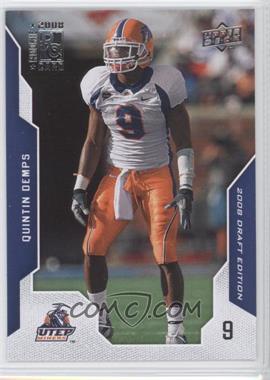 2008 Upper Deck Draft Edition - [Base] #89 - Quintin Demps