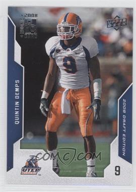 2008 Upper Deck Draft Edition - [Base] #89 - Quintin Demps