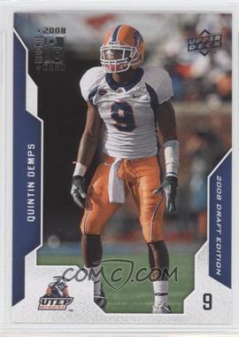 2008 Upper Deck Draft Edition - [Base] #89 - Quintin Demps