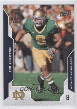 2008 Upper Deck Draft Edition - [Base] #96 - Tom Zbikowski