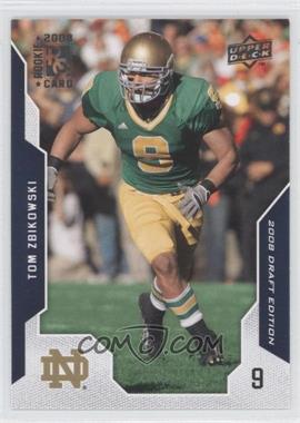 2008 Upper Deck Draft Edition - [Base] #96 - Tom Zbikowski