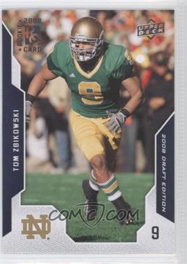 2008 Upper Deck Draft Edition - [Base] #96 - Tom Zbikowski