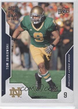 2008 Upper Deck Draft Edition - [Base] #96 - Tom Zbikowski