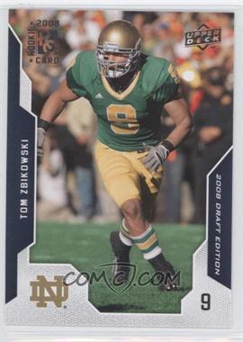 2008 Upper Deck Draft Edition - [Base] #96 - Tom Zbikowski