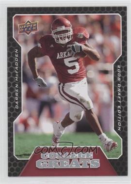 2008 Upper Deck Draft Edition - College Greats #CG3 - Darren McFadden