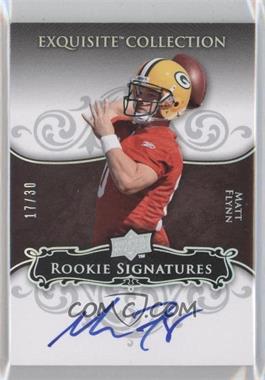 2008 Upper Deck Exquisite Collection - [Base] - Rookie Spectrum Silver #129 - Rookie Signatures - Matt Flynn /30