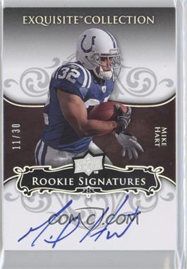 2008 Upper Deck Exquisite Collection - [Base] - Rookie Spectrum Silver #139 - Rookie Signatures - Mike Hart /30
