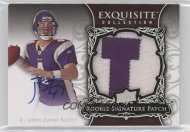 2008 Upper Deck Exquisite Collection - [Base] - Rookie Spectrum Silver #145 - Rookie Signature Patch - John David Booty /75