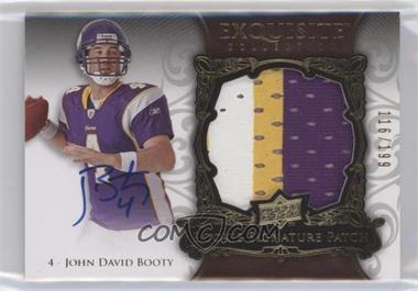 2008 Upper Deck Exquisite Collection - [Base] - Rookie Spectrum Silver #145 - Rookie Signature Patch - John David Booty /75