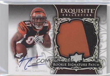 2008 Upper Deck Exquisite Collection - [Base] - Rookie Spectrum Silver #147 - Rookie Signature Patch - Andre Caldwell /75