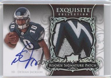 2008 Upper Deck Exquisite Collection - [Base] - Rookie Spectrum Silver #154 - Rookie Signature Patch - DeSean Jackson /75