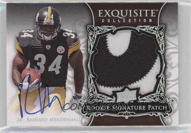 2008 Upper Deck Exquisite Collection - [Base] - Rookie Spectrum Silver #171 - Rookie Signature Patch - Rashard Mendenhall /25