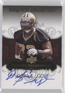 2008 Upper Deck Exquisite Collection - [Base] #113 - Rookie Signatures - DeMario Pressley /150