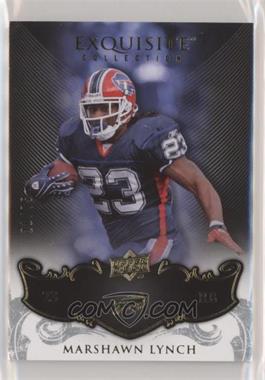 2008 Upper Deck Exquisite Collection - [Base] #12 - Marshawn Lynch /75