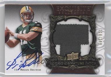 2008 Upper Deck Exquisite Collection - [Base] #146 - Rookie Signature Patch - Brian Brohm /199